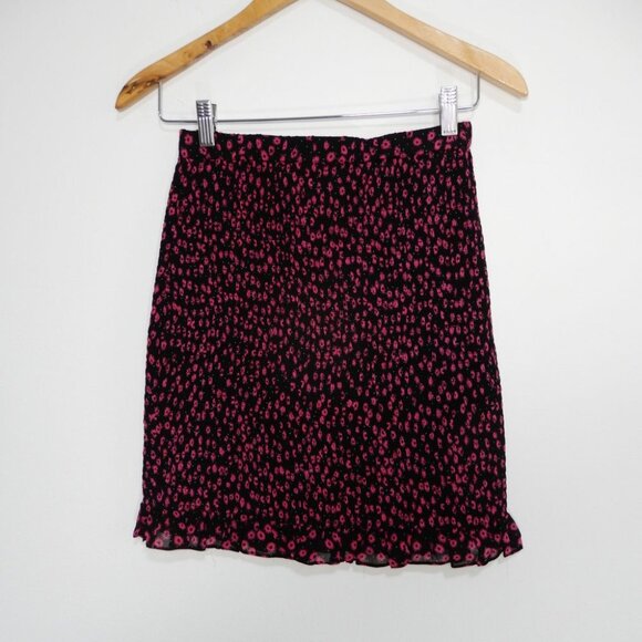 The Kooples Ditsy Floral Smocked Mini SKIRT Size 1 US S Pull on Stretch NEW $165 - Picture 7 of 11
